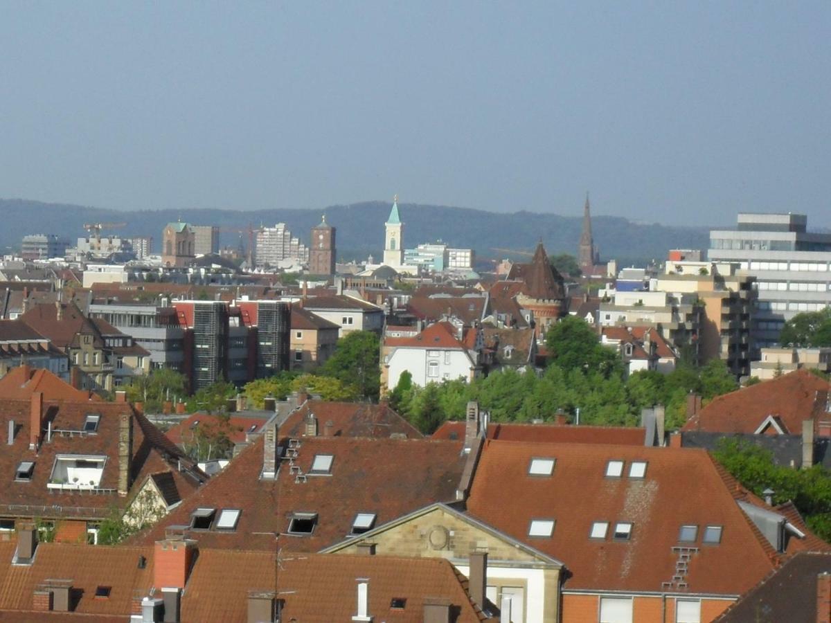 Blick Ueber Karlsruhe - Ferienwohnung Panorama Buitenkant foto